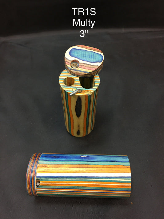 Round Multicolored Dugout TR1S contains poker